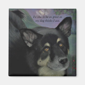 Schöne Schwarze Augen Magnet