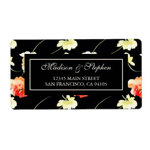 Schöne Schwarze Flora - Hochzeit