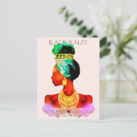 SCHÖNE SCHWARZE FRAU AFRIKANISCHE QUEE GOLD NECKLA