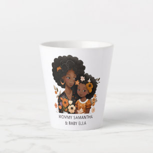 Schöne Schwarze Mama und Tochter (16) Milchtasse