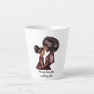 Schöne Schwarze Mama und Tochter (28) Milchtasse