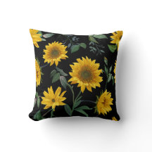 Schöne schwarze und gelbe Sonnenblume