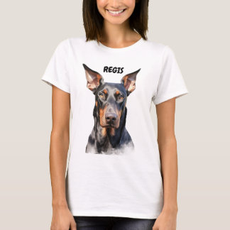 SCHÖNE SCHWARZE UND TAN DOBERMAN PINSCHER DOG T-Shirt