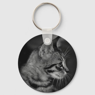 Schöne schwarze und weiße Küche Schlüsselanhänger