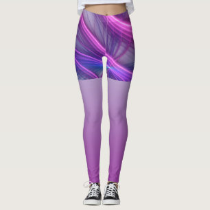 Schöne Schwung Modernes Abstraktes Fraktal Art Pin Leggings