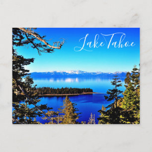 SCHÖNE SEE TAHOE POSTCARD POSTKARTE