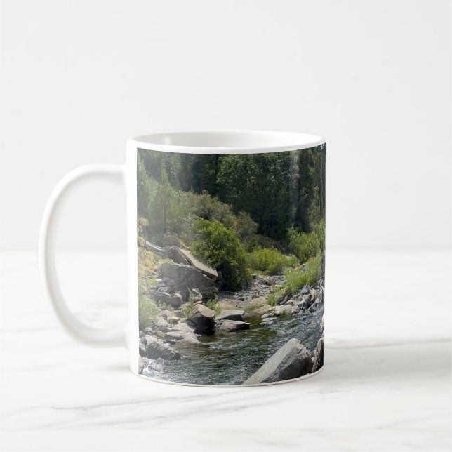 Schöne Seenlandschaft Tahoe Kaffeetasse (Links)