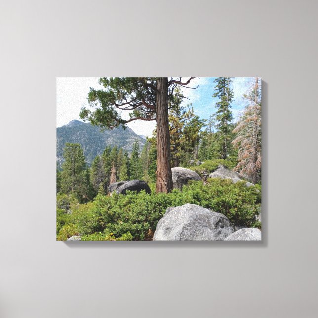 Schöne Seenlandschaft Tahoe Leinwanddruck (Vorderseite)
