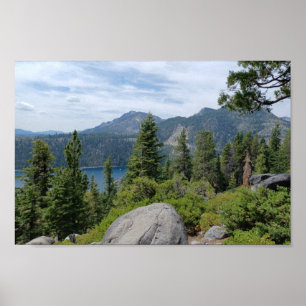 Schöne Seenlandschaft Tahoe Poster