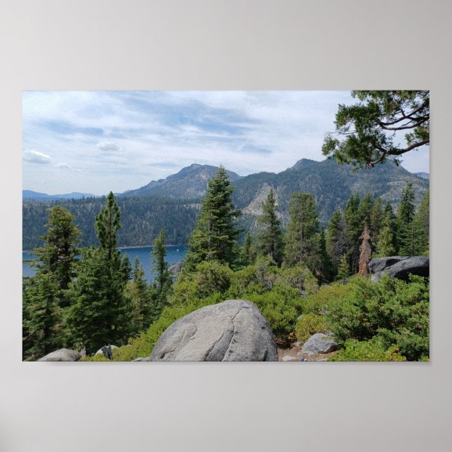 Schöne Seenlandschaft Tahoe Poster (Vorne)