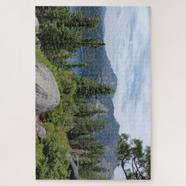 Schöne Seenlandschaft Tahoe Puzzle (Vertikal)