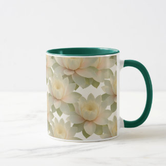 Schöne Seerosen Tasse