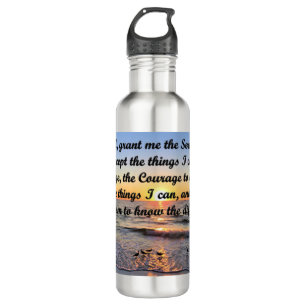 SCHÖNE SERENITY PRAYER WASSERFLASCHE TRINKFLASCHE
