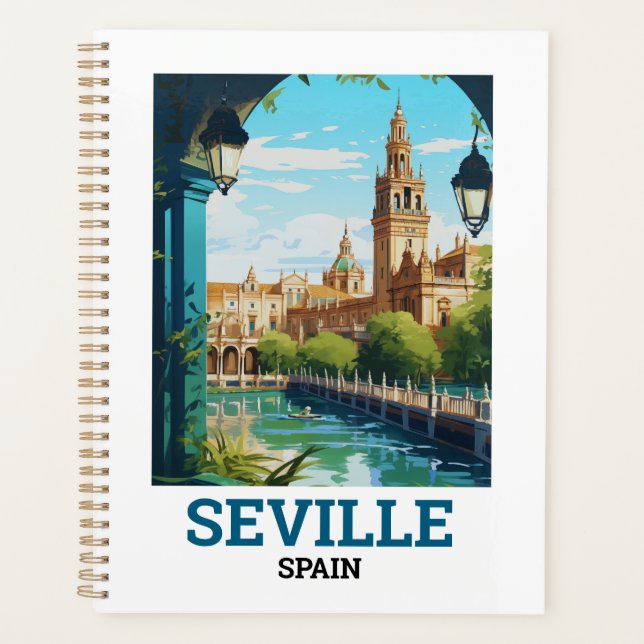 Schöne Sevilla Schönheit Andalusien Spanien Reisen Planer (Vorderseite)