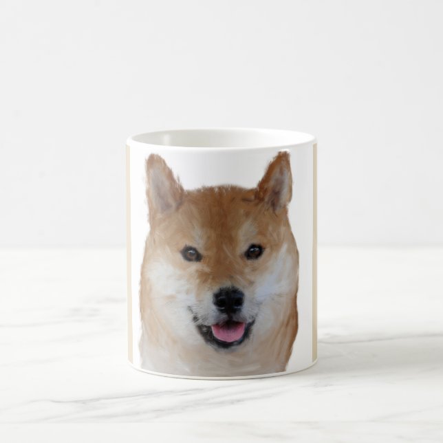 Schöne Shiba Inu Tasse (Mittel)