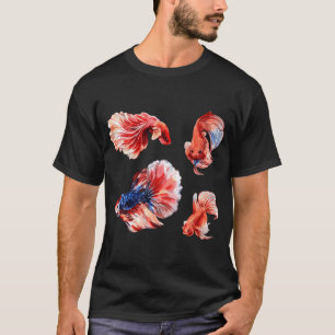 Schöne Siamesische Kampffische T-Shirt