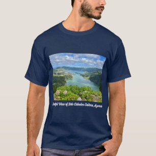 Schöne Sicht auf Sete Cidades Caldera, Azoren T-Shirt