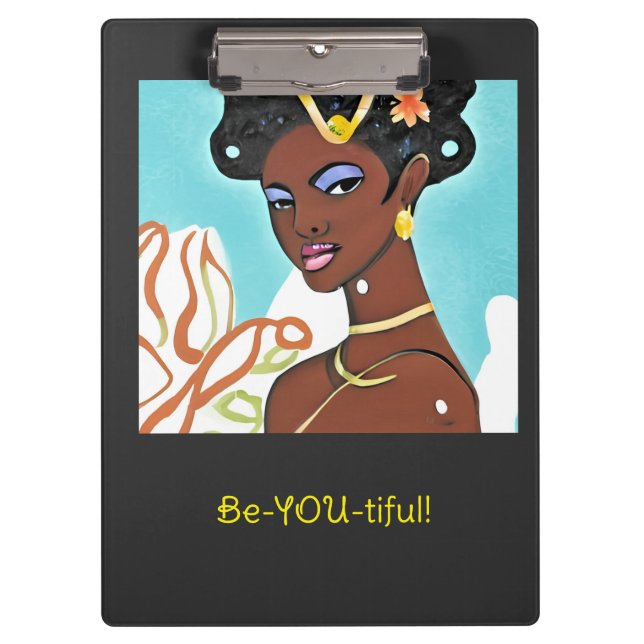 Schöne Sie Zwischenablage Klemmbrett (Vorderseite)