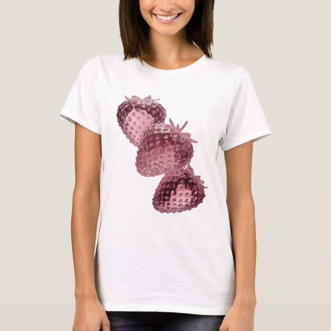 Schöne silberne ABSTRACT ART Statement Design T-Shirt (Vorderseite)