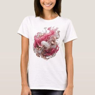 Schöne silberne ABSTRACTE KUNST Künstlerisches Mot T-Shirt