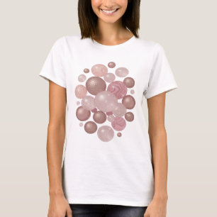 Schöne silberne LEUCHTENDE BLASEN Moderne Gestaltu T-Shirt