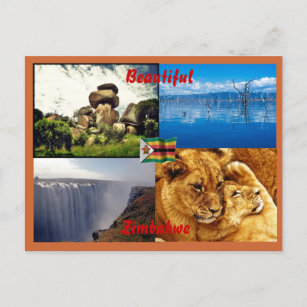 Schöne Simbabwes Postkarte