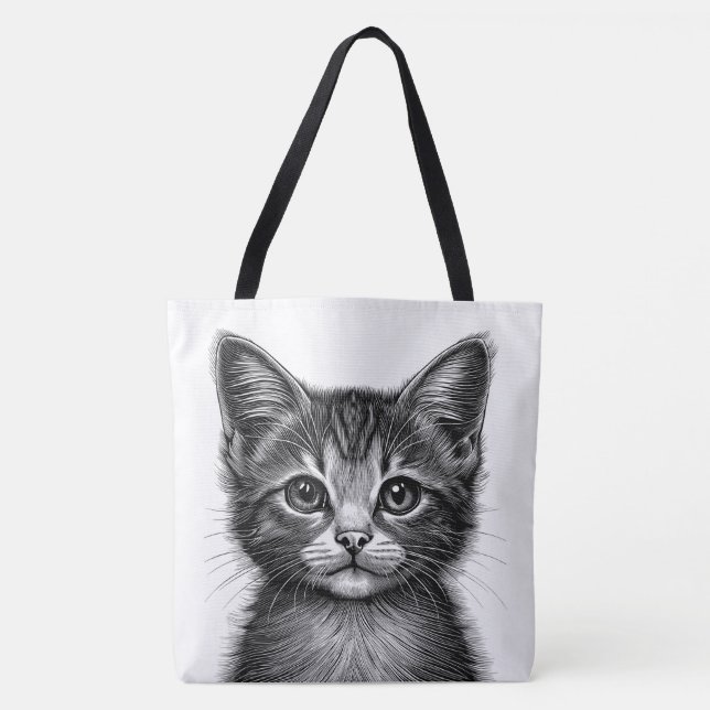Schöne Skizze der jungen Katze (Vorderseite)