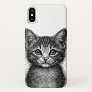 Schöne Skizze der jungen Katze Case-Mate iPhone Hülle
