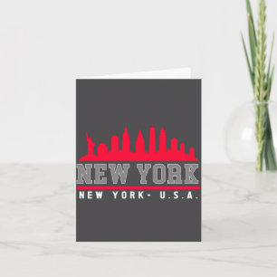 Schöne Skyline von New York City _1 Karte