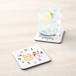 Schöne Snowman Weihnachten Wunderbare Vision Getränkeuntersetzer