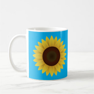Schöne Sommersonnenblume Kaffeetasse