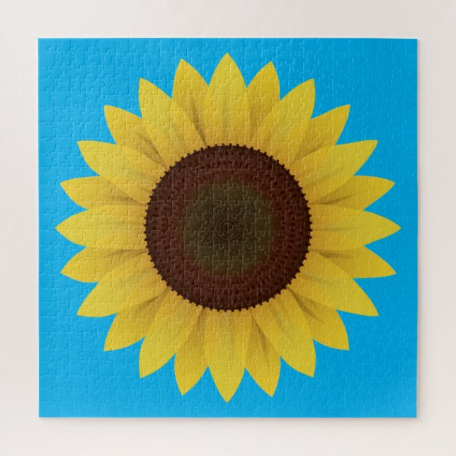 Schöne Sommersonnenblume Puzzle (Vertikal)