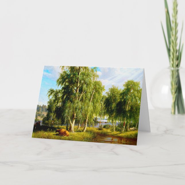 Schöne Sommertagskarte Karte (Vorderseite)