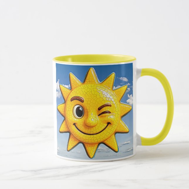 Schöne Sonne Tasse (Rechts)
