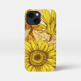 Schöne Sonnenblume inspiriert Slim Fit iPhone Case iPhone 13 Mini Hülle