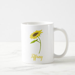 Schöne Sonnenblume Kaffeetasse