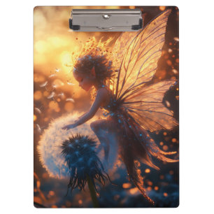 Schöne Sonnenblume mit Lüster Klemmbrett