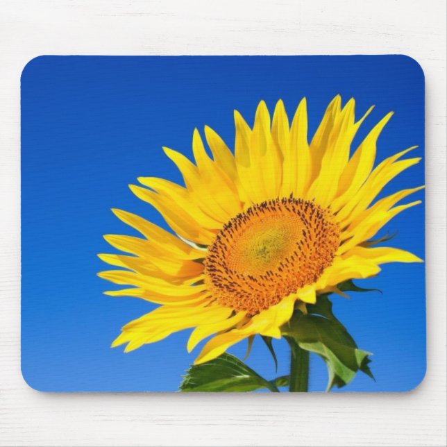 Schöne Sonnenblume Mousepad (Vorne)