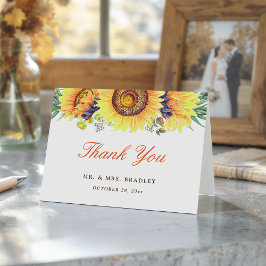 Schöne Sonnenblume Stilvoll saisonale Danke