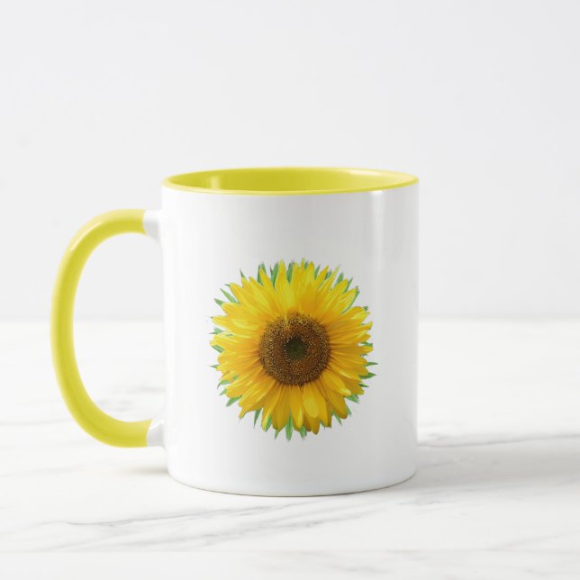 Schöne Sonnenblume & Tasse (Links)