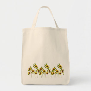 Schöne Sonnenblume Tote Tasche