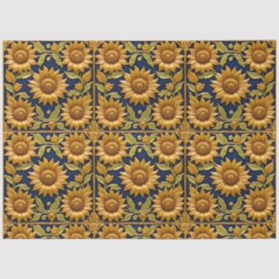 Schöne Sonnenblumen Moderne Sammlung Seidenpapier