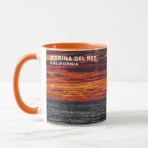 Schöne Sonnenuntergangsfarben - Marina Del Rey, CA Tasse