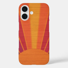 Schöne sonnige Sonnenstrahlen Südwestliche Volksku iPhone 16 Hülle