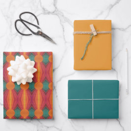 Schöne sonnige Sonnenstrahlen Südwestliche Volksku Geschenkpapier Set