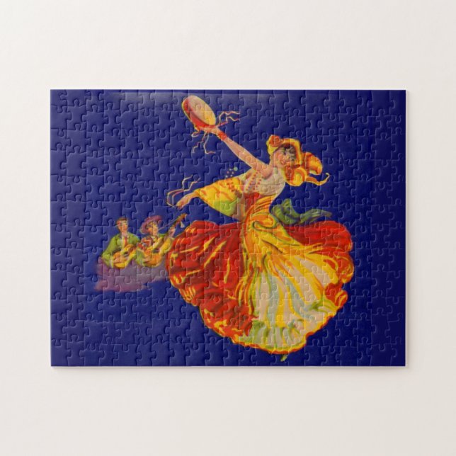schöne spanische Tänzerin Puzzle (Horizontal)