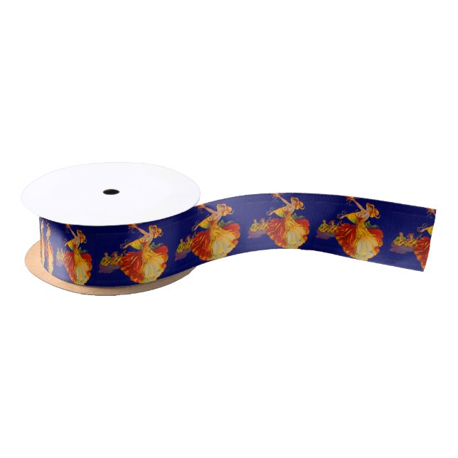 schöne spanische Tänzerin Satinband (Spule)