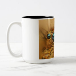 Schöne Spinnen-Augen Zweifarbige Tasse