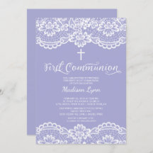 Schöne Spitze Erste Heilige Kommune Einladung