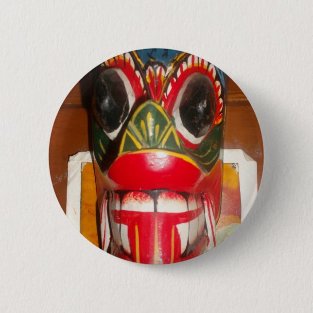 Schöne sri-lankische Kunst der traditionellen Feue Button (Vorderseite)